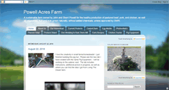 Desktop Screenshot of powellacres.com